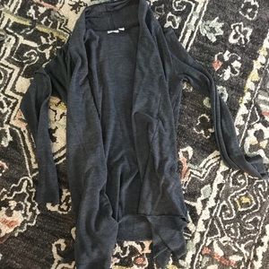 Gray cardigan